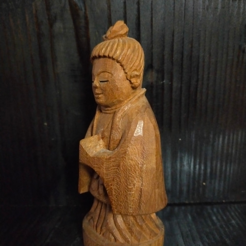 木彫像 草野房馬助 第255作 木彫り 一刀彫り 仏像 彫刻 彫刻 草野房馬