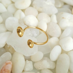 [1pcs] NEW 8mm & 6mm カップ  サージカルステンレス リング 金属アレルギー対応 6枚目の画像