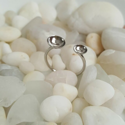 [1pcs] NEW 8mm & 6mm カップ  サージカルステンレス リング 金属アレルギー対応 3枚目の画像