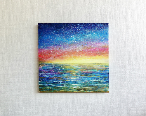 風景画 海辺の村 絵画 933950482c24cb7fc35b8f92d5a877