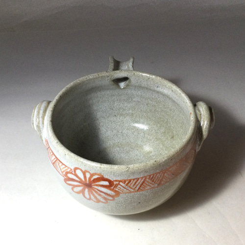 赤絵 手作り陶器 片口花絵小鉢 お椀・ボウル・鉢 陶芸工房 陶楽 通販