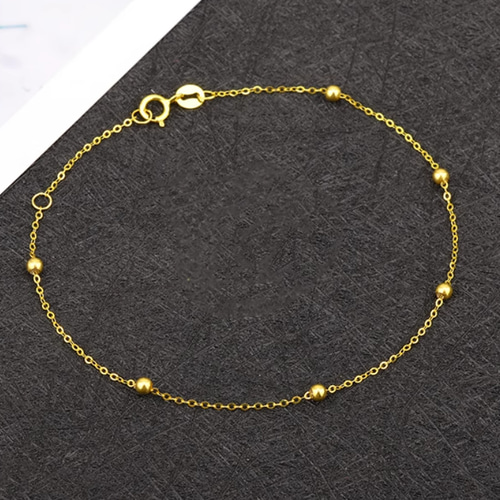 18k　チェーンデザインブレスレット au750. b003 18k チェーンデザインブレスレット au750. b003