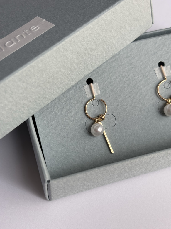 【14kgf】One of a kind   キャッチレスピアス　#96 4枚目の画像