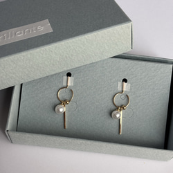 【14kgf】One of a kind   キャッチレスピアス　#96 2枚目の画像