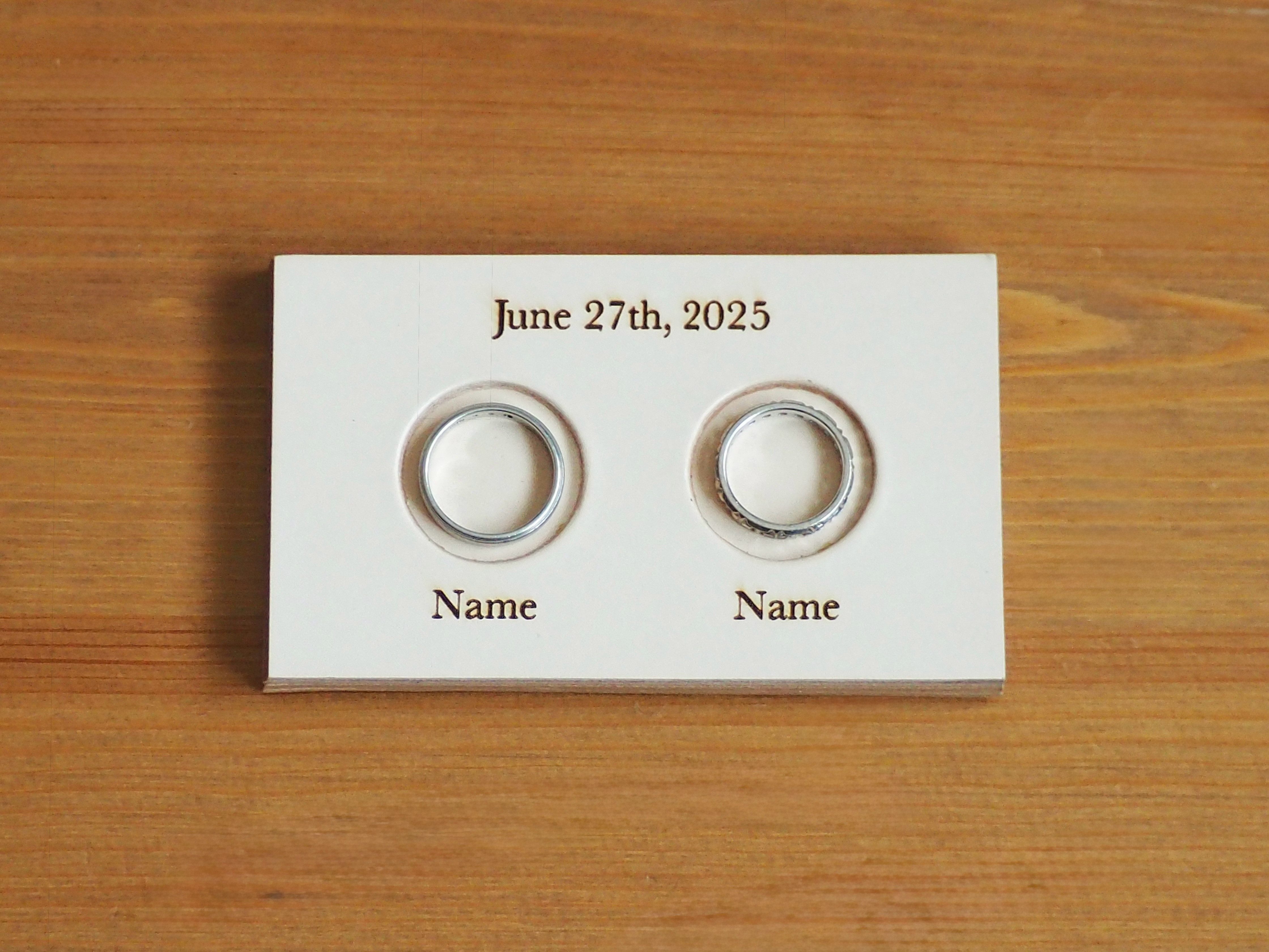 ヌメ革 リングピロー ナチュラル 牛革