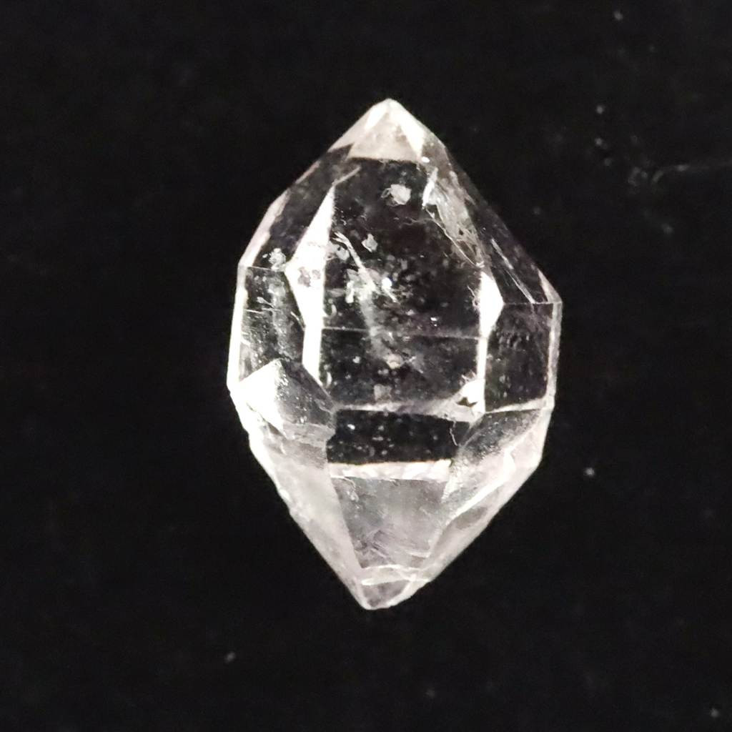 米国NY州産 ハーキマーダイヤモンド AAA+ 14mm原石 結晶 1.14g #96469