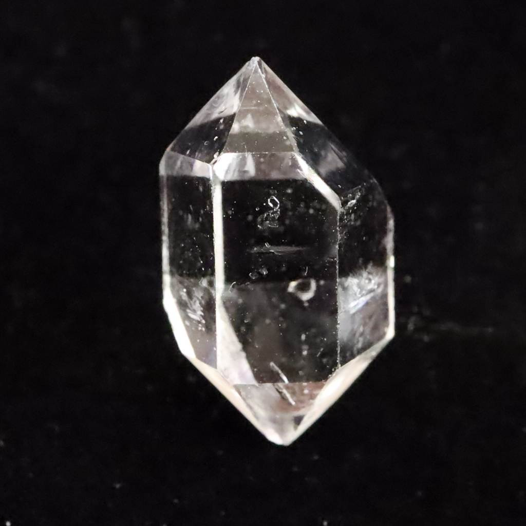 米国NY州産 ハーキマーダイヤモンド AAA+ 15mm原石 結晶 1.21g #77645