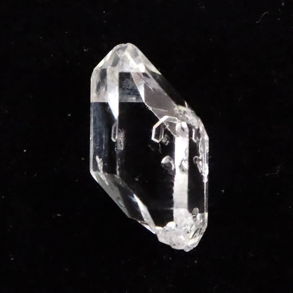 米国NY州産 ハーキマーダイヤモンド AAA+ 15mm原石 結晶 1.11g #78973