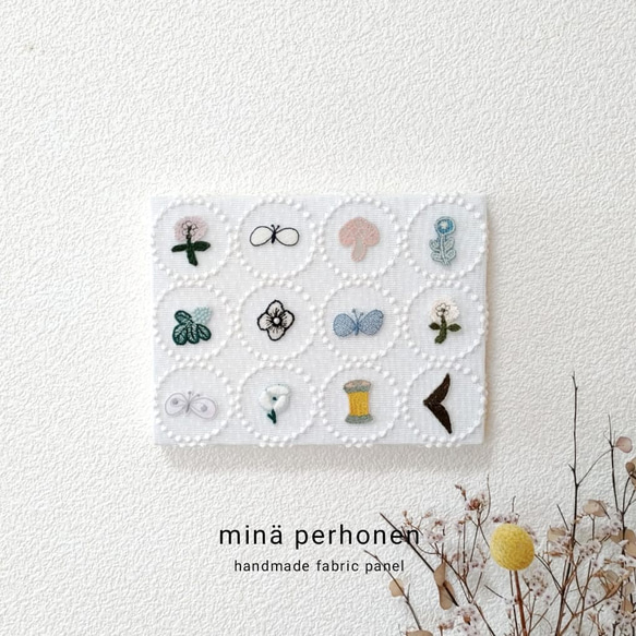 ミナペルホネン タンバリン（white）壁掛け時計 ミナペルホネン タンバリン（white）壁掛け時計