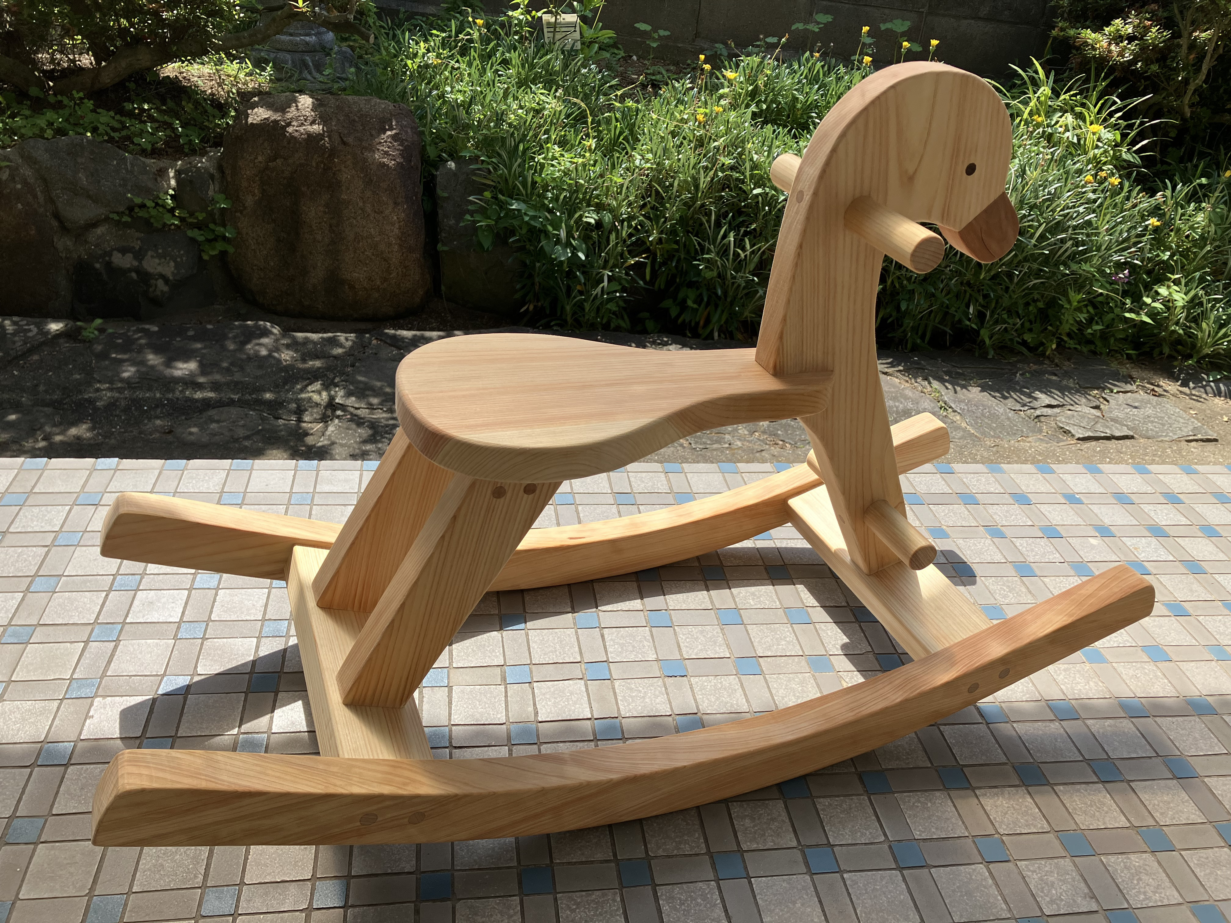 ひのきの木馬おもちゃ(アヒル)