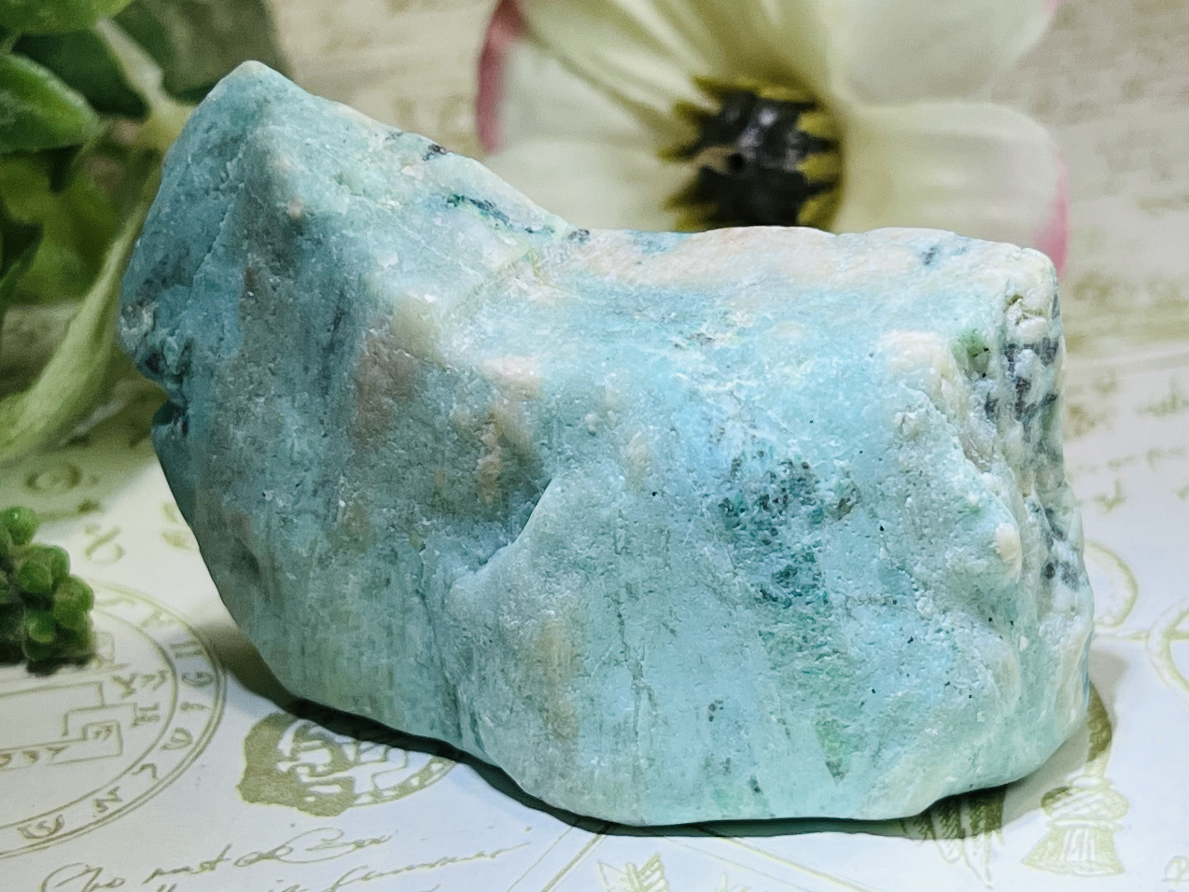 旅の守護石✨　トルコ石 ターコイズ 原石　ラフストーン