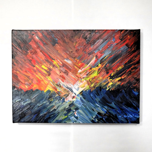 絵画2 Sunset 2025.06.15 絵画 s2art 通販 19470626｜Creema(クリーマ