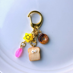 じゃらじゃらキーホルダー フェイクフード ミニチュアフード チャーム