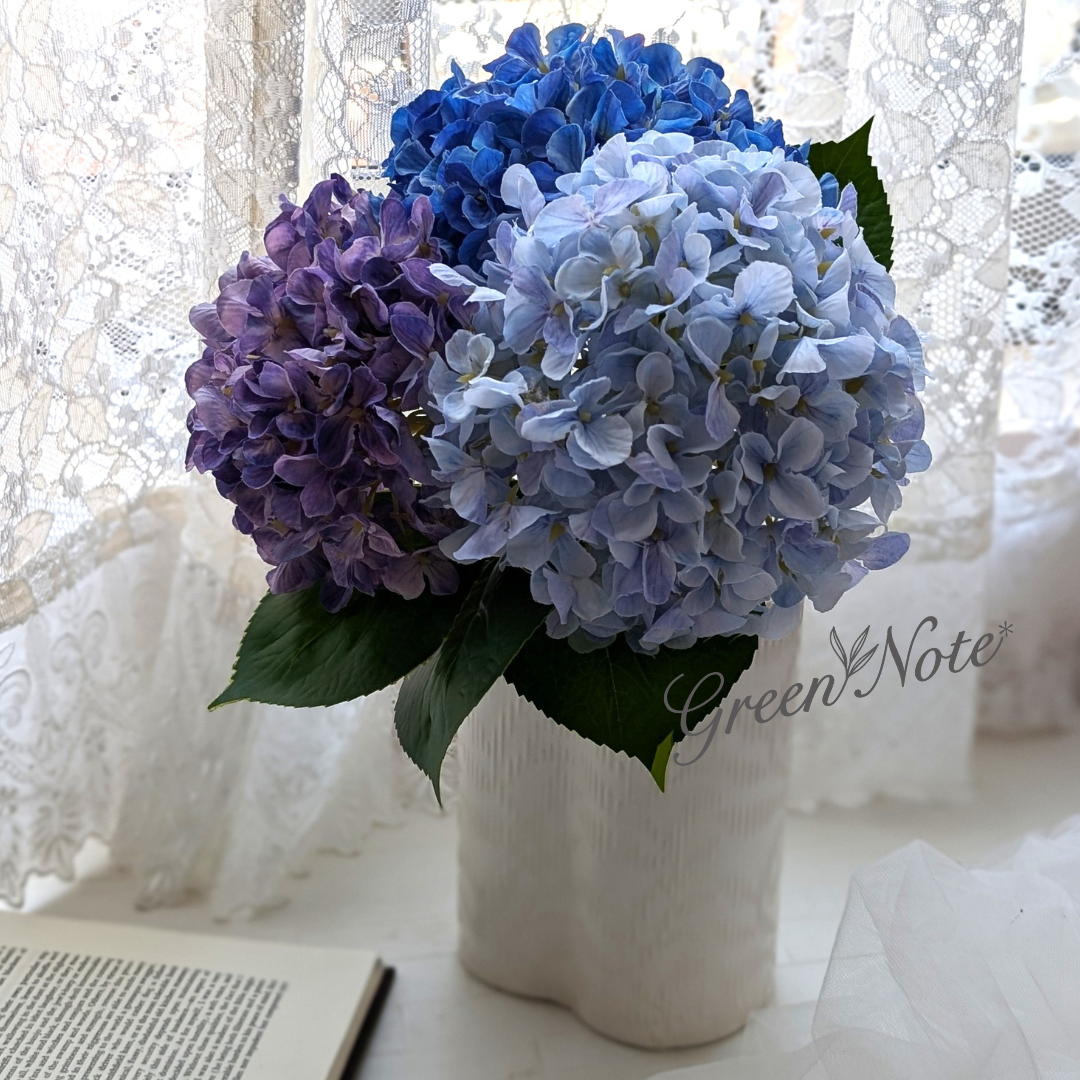 まるで本当の紫陽花みたい!大輪の紫陽花が美しいアーティフィシャル（造花）アレンジ まるで本当の紫陽花みたい!大輪の紫陽花が美しい アーティフィシャル