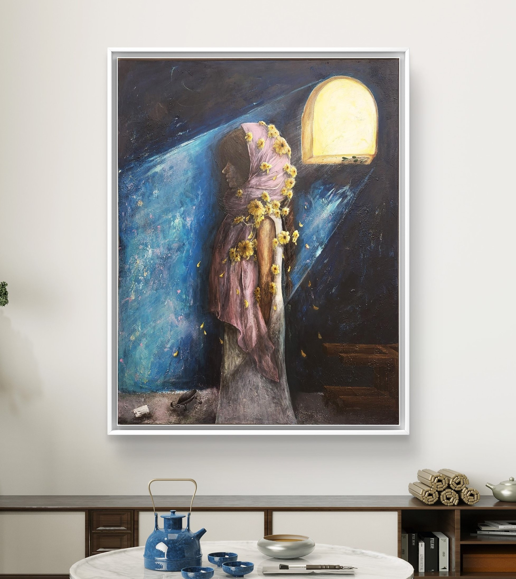 戦場に在る静寂の時 / モダン画 145×112㎝ キャンバス F80 原画限り キャンバス F80 原画限り / モダン画 145×112㎝ 戦場に在る静寂の時