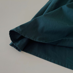 Cotton素材ノースリーブワンピース　* Dark Green * 13枚目の画像