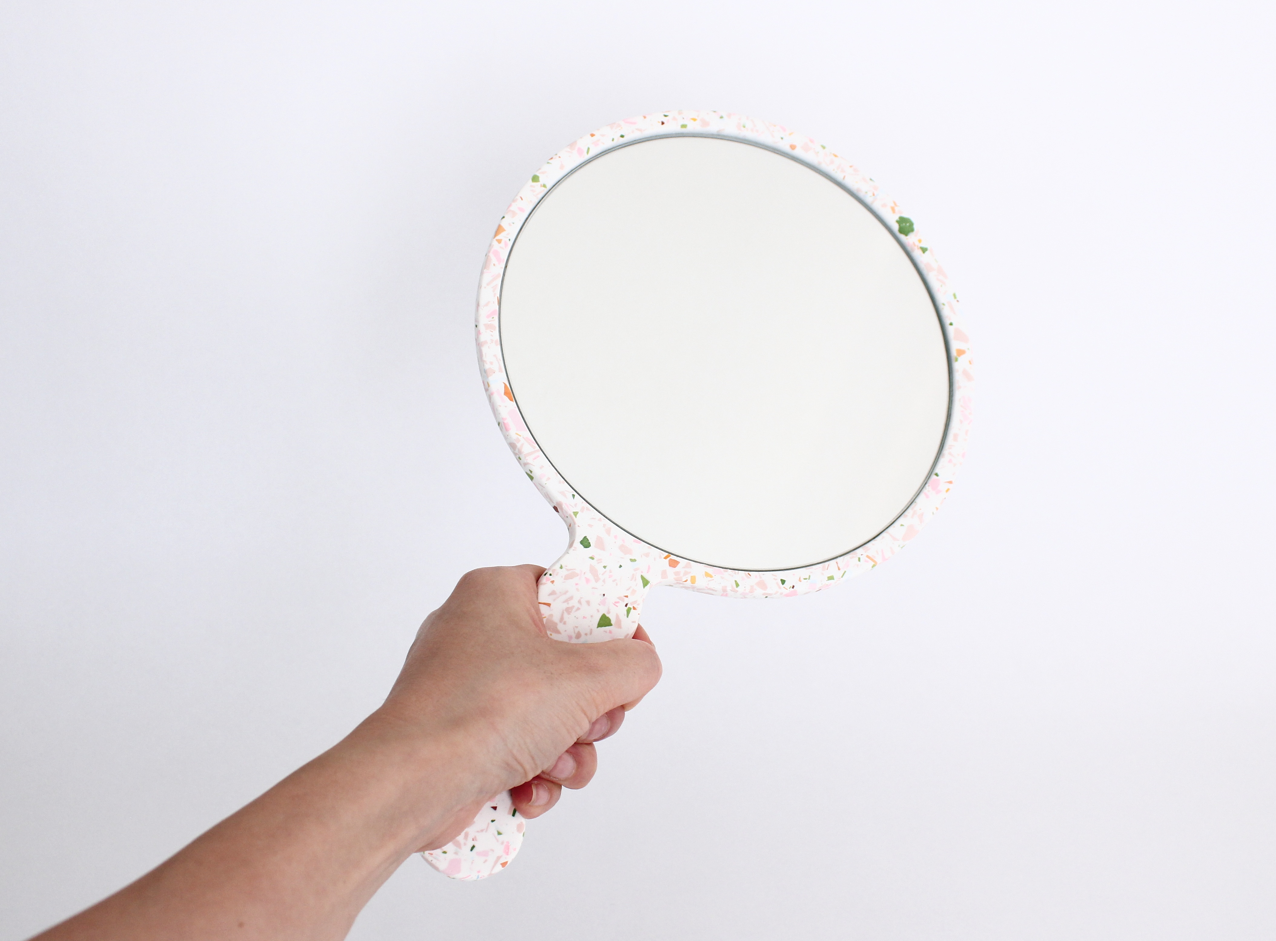 【2025新作】ジェスモナイトのカラフルな手鏡