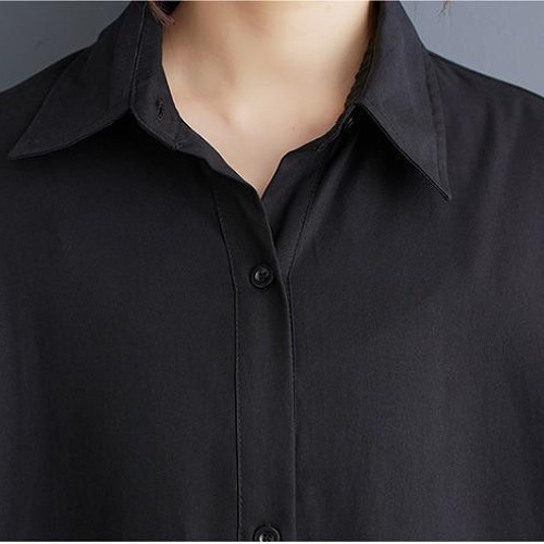 大きいサイズ ロング　シャツ　イレギュラー　レディース 秋冬　春 変形　長袖 大きいサイズ ロング シャツ イレギュラー レディース 秋冬 春 変形