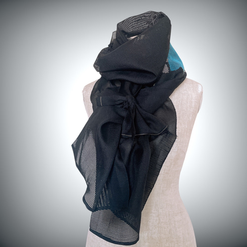 透け感かわいいフォーマル ショール ストール 絽 シアー シースルー