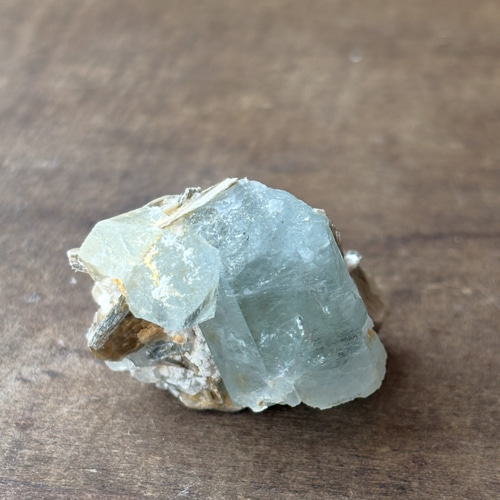 アクアマリン☆原石☆雲母＆母岩付き！！☆17.2g☆23mm その他