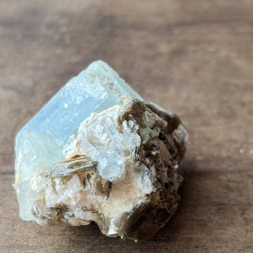 アクアマリン☆原石☆雲母＆母岩付き！！☆17.2g☆23mm その他