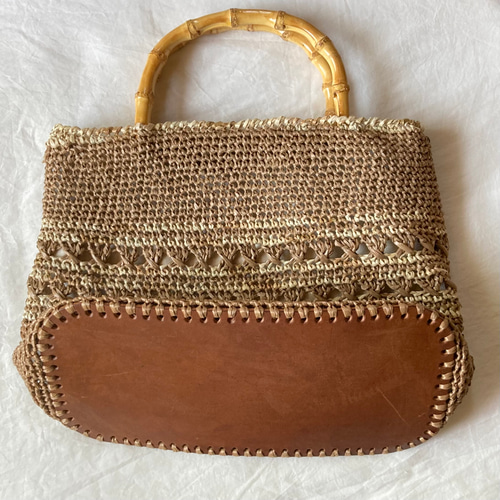 Kilim ARTS バンブーハンドル バッグ Kilim ARTS バンブーハンドル バッグ