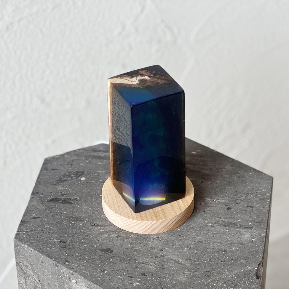 レジンスクエア スタンダード Sサイズ 縦:6cm 横:6cm 高さ:13.5cm 卓上ライト ランプ レジンアート