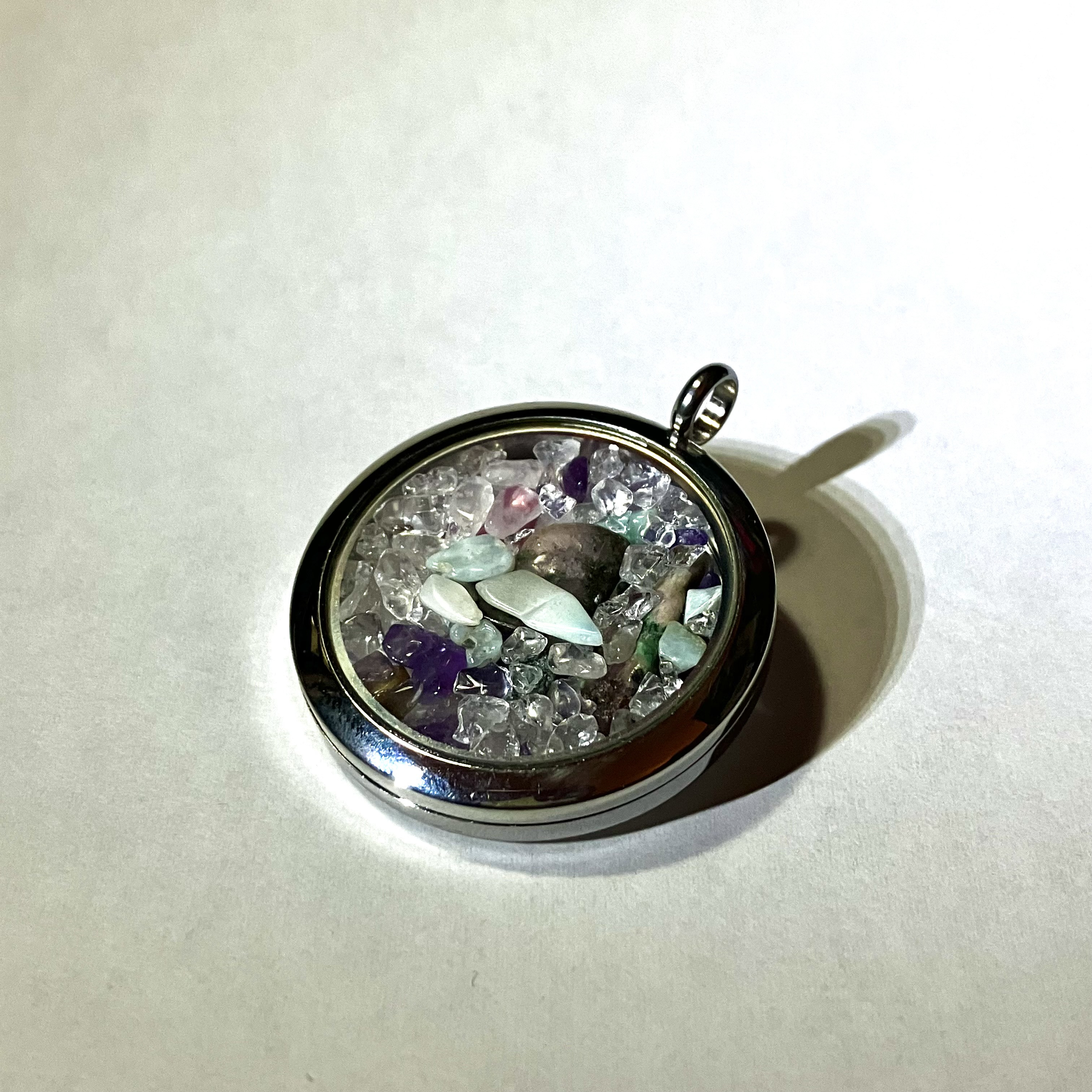 「癒しの御守 〜心安らぐ守り石〜」　天然石　お守り　リラックス　強力