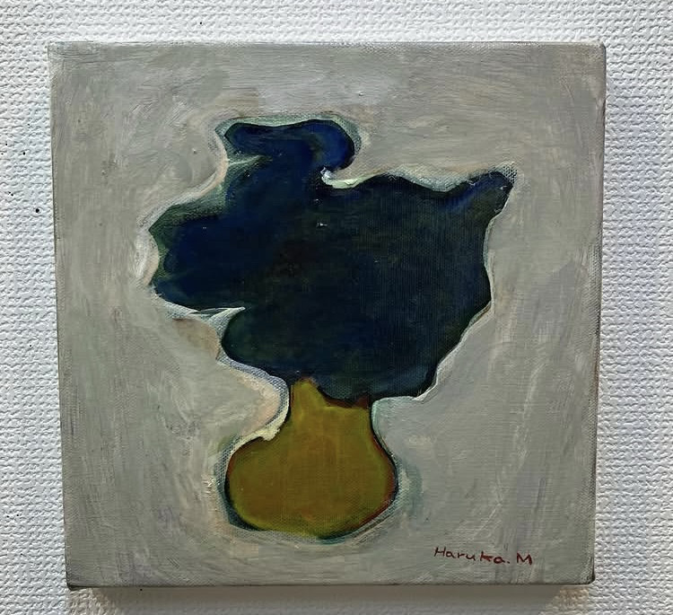 花が入った瓶のかたち 絵画 haruka831m 通販 19472412｜Creema(クリーマ)