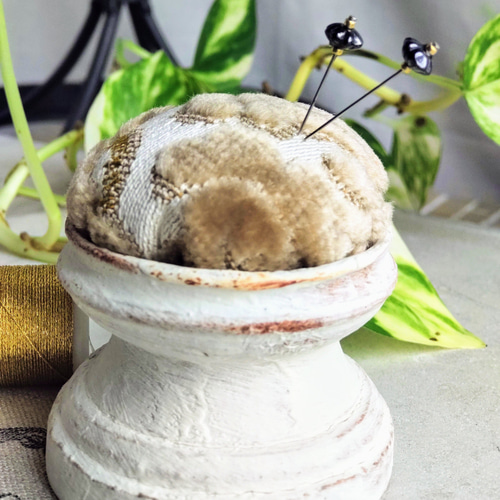 轆轤陶芸 針山 ピンクッション リングホルダー shiro no.1 その他