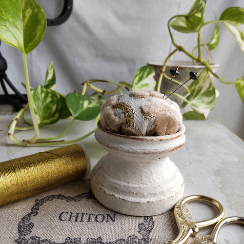 轆轤陶芸 針山 ピンクッション リングホルダー shiro no.1 その他