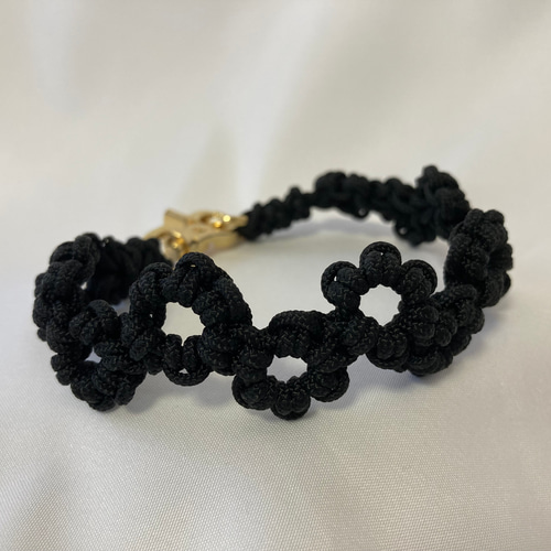 オーダー制》犬用首輪 お花パラコード首輪 チョーカー 犬 首輪 リード