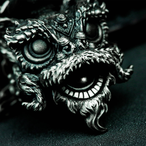 獅子の頭部デザイン ネックレス 獅子の頭部デザイン ネックレス