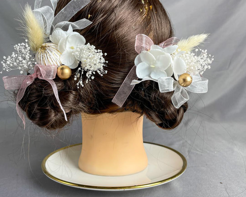 ももこ様 追加分 本物花 髪飾り ももこ様 追加分 本物花 髪飾り ももこ様 追加分 本物花 髪飾り ももこ