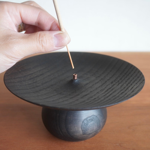 Incense holder クリ 鉄媒染 お香立て その他インテリア雑貨 BOSAOJI