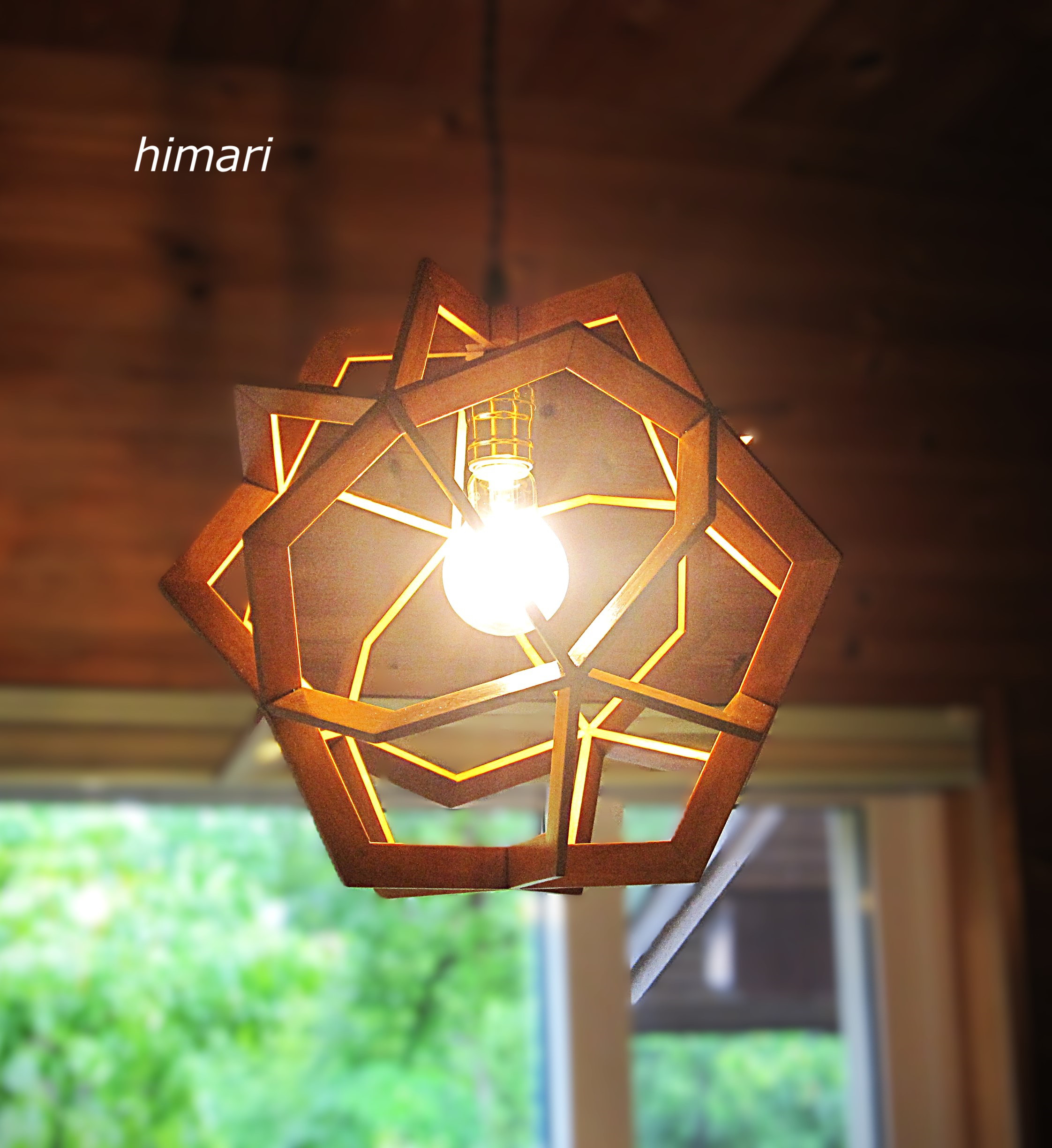 インテリア照明　スター・ドデカヘドロンⅢ　HOS12PI-2　星型20・12面体　ペンダントライト