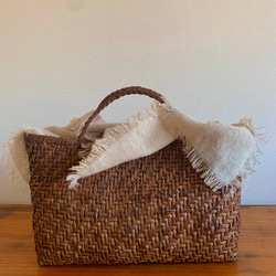 くるみのかごバッグ㉖ かごバッグ かごみや 通販 14303980｜Creema