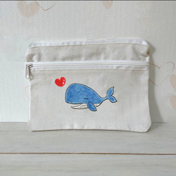 クジラ（鯨） ポーチ のおすすめ人気通販｜Creema(クリーマ) 国内最大