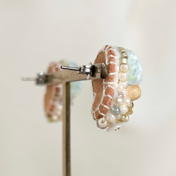 日常に彩りを【tsubomi】ピアス・イヤリング_ powder blue 5枚目の画像