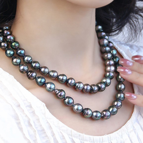 La Corser】ギャラクシーパールネックレス 9-11mm タヒチ産天然海水