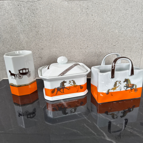 【新品/未使用】ポーセラーツ/小物入れ、ペン立て 新品/未使用】ポーセラーツ/小物入れ、ペン立て その他インテリア雑貨