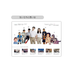 【モネ風】三つ折りプロフィールブック 3枚目の画像