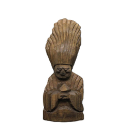 仏像 木彫 摸刻 円空仏 不動明王立像（11cm)
