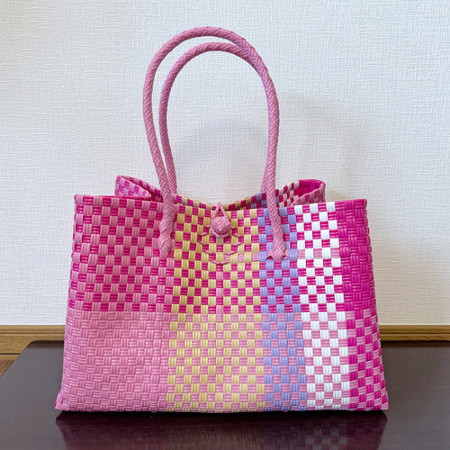 プラカゴ メルカド 大容量 トートバッグ ハンドメイド パサール 652 まるごと洗えるバッグ プラカゴ メルカド 大容量 トートバッグ