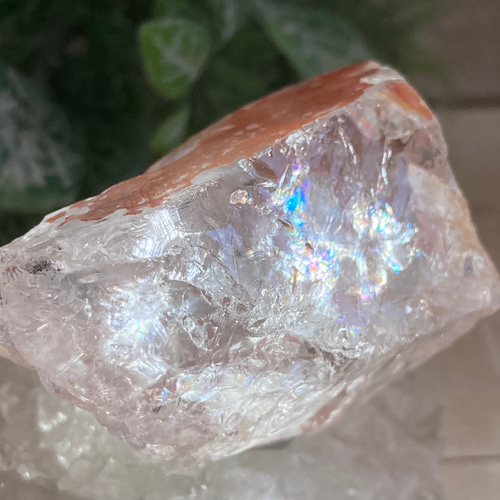 ゴイアス州産　レッド　レムリアンシードクリスタル 原石　水晶　ヘマタイト ゴイアス州産 レッド レムリアンシードクリスタル 原石 水晶