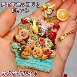 ③C サクサク クッキーパイ♪ フェイクスイーツ 樹脂粘土 ドール