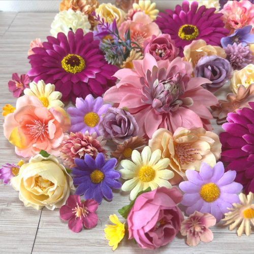 造花　アーティフィシャルフラワー　バラ ミニグレープベリー　ピンク　赤紫　正月 NO0616-01 造花 花材 パーツ 素材 アーティフィシャルフラワー