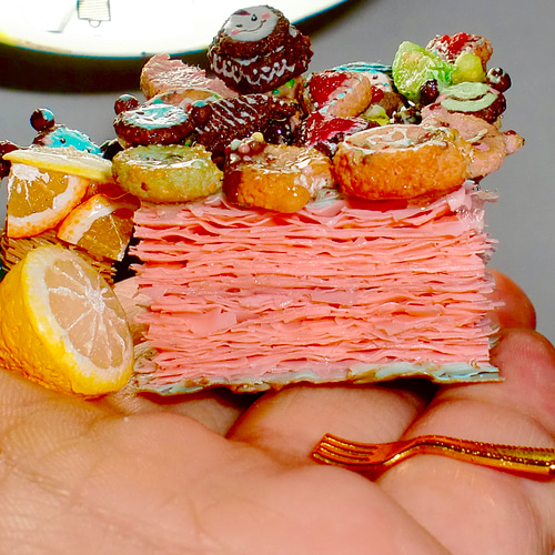 ⑦G サクサク クッキーパイ♪ フェイクスイーツ 樹脂粘土 ドール