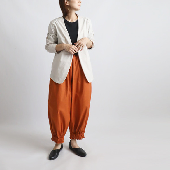 ＊ラスト２最終ＳＡＬＥ　８５ｃｍ　太ゴム入ギャザー裾バルーン パンツ　ワイド幅広ドロワーズ ジョッパーズゆったりF18A 13枚目の画像