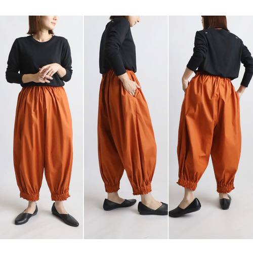 古布　前あきブラウス、バルーンパンツなど Bab / Bou Jeloud｜【低身長向けサイズあり】リラックスバルーン